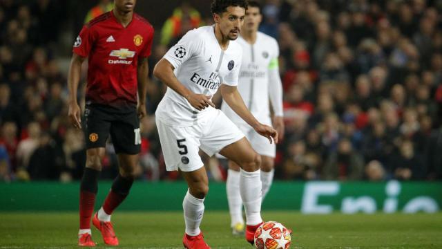 巴黎鏖战曼联，马尔基尼奥斯绝境逆转